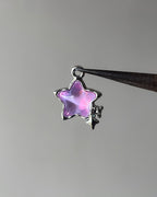 Purple star charm