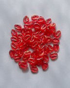 Red shell beads - 25 grams