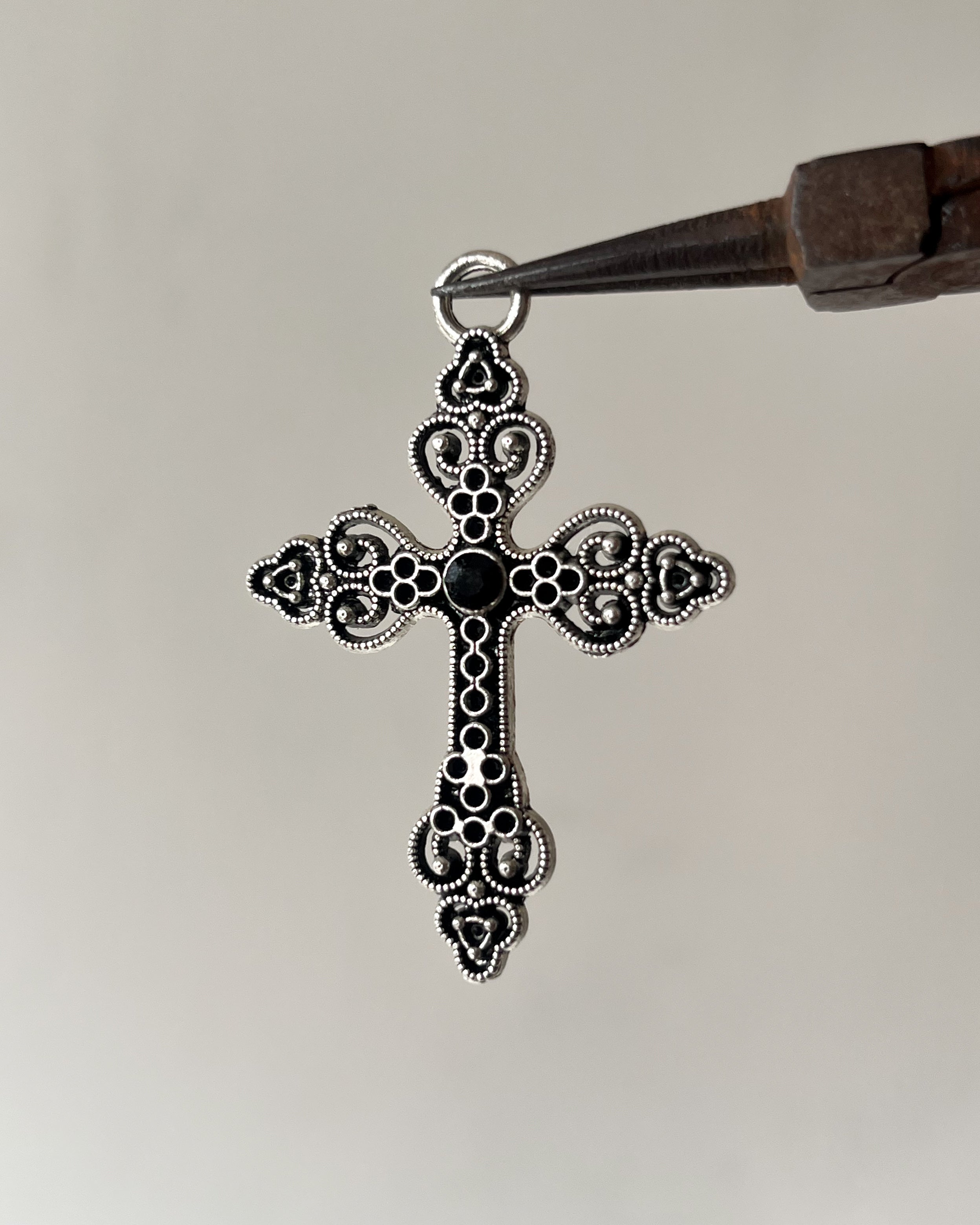 Black Cross charm