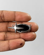 Oynx star pendant - 3 pc