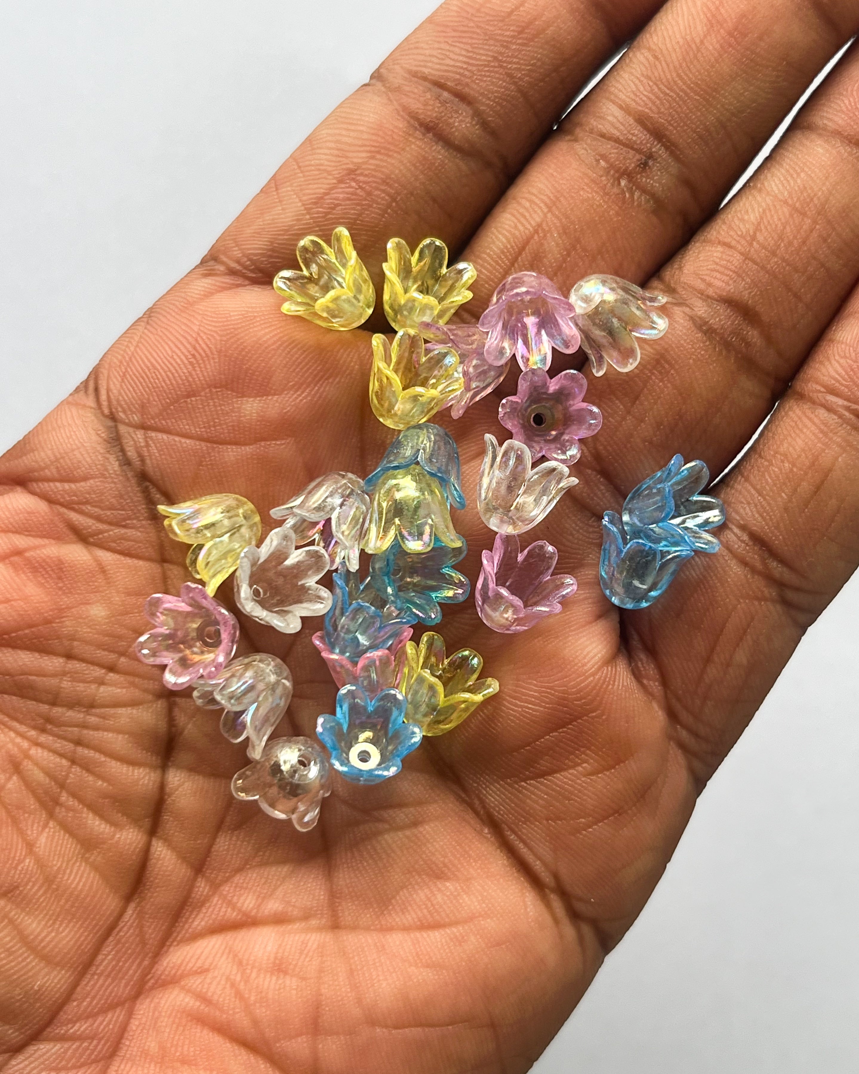 Multicolour Cap beads // 25 grams