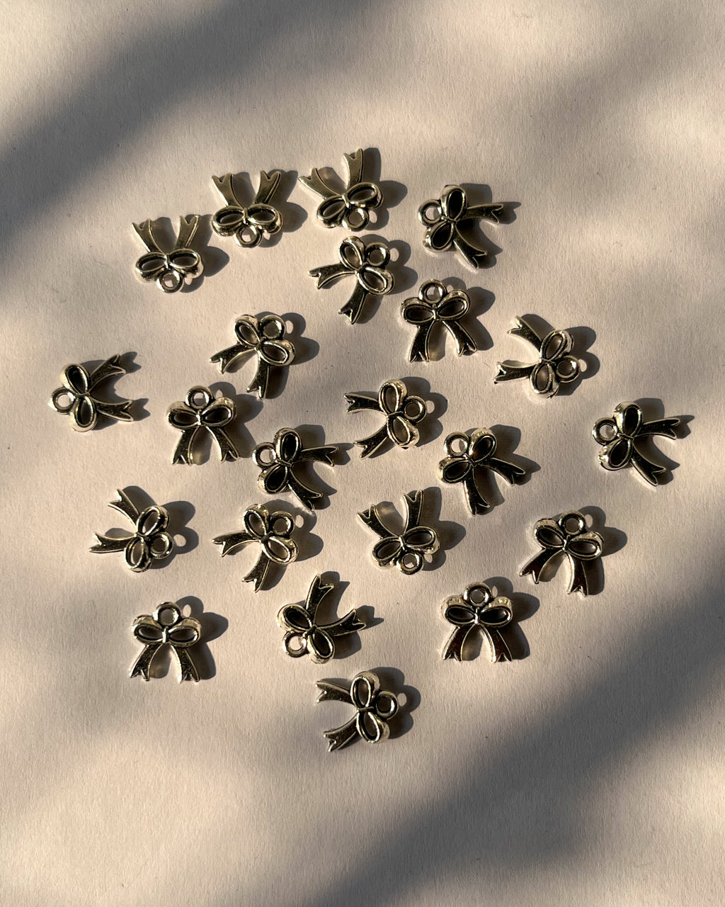 25 pc Mini Bow Charm