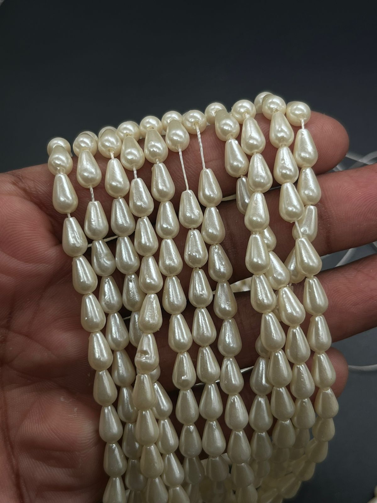 Plastic Drop beads  | 1 bunch