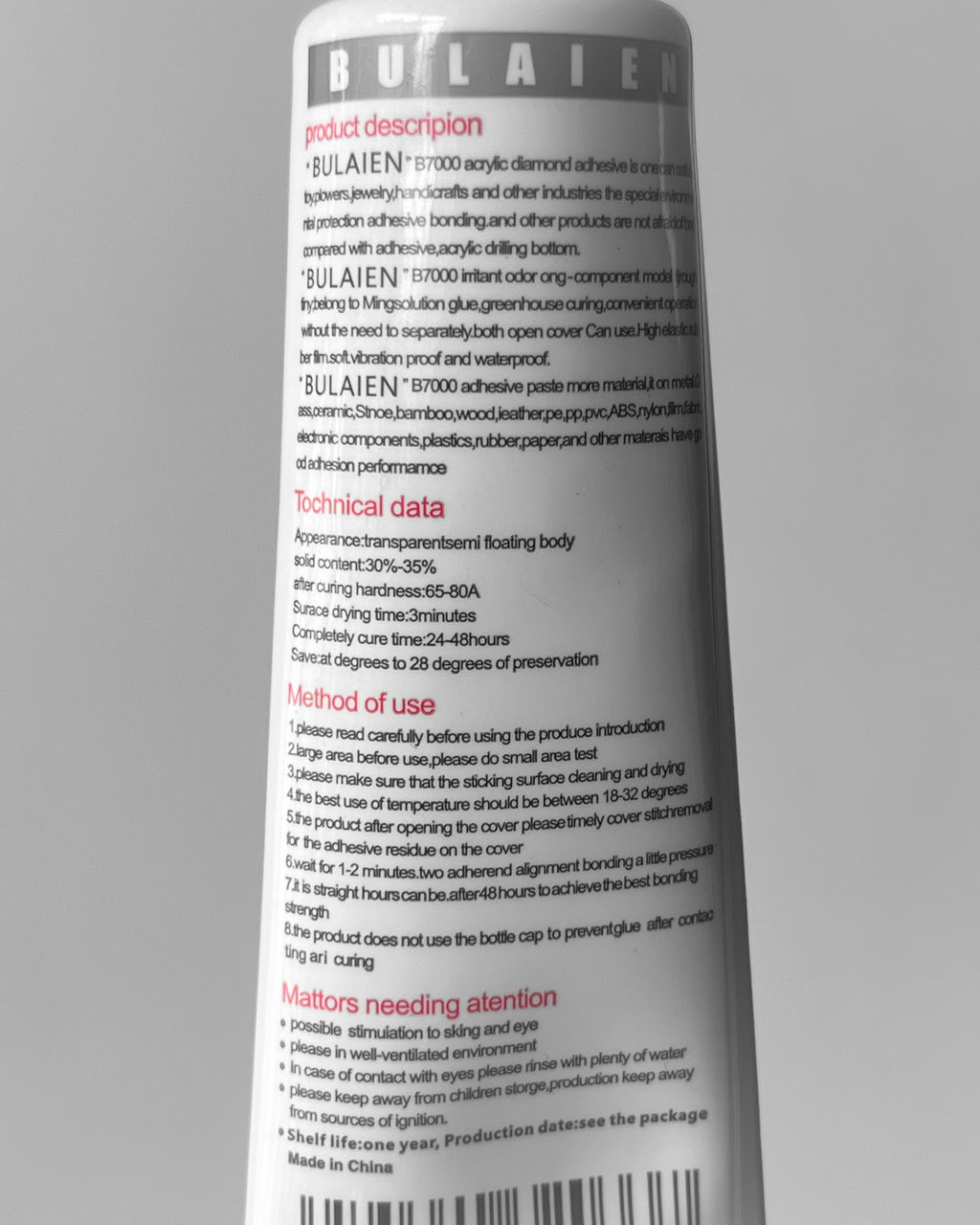 B7000 glue // 50 ml