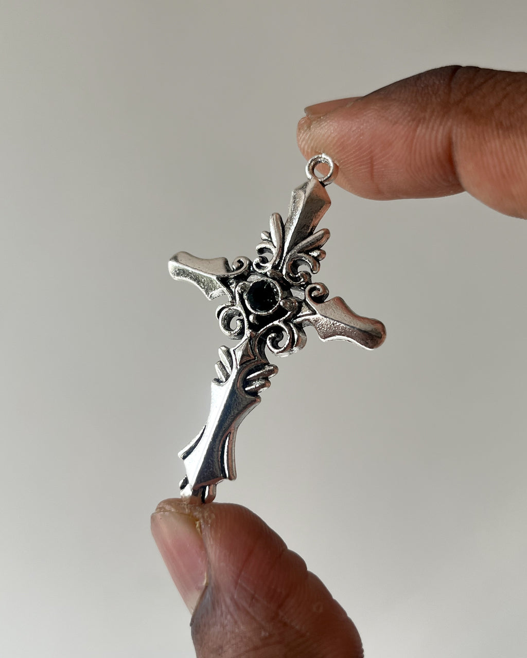 Black Cross charm
