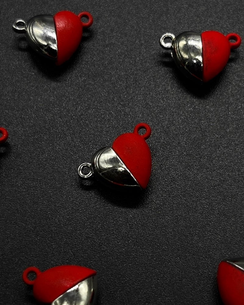 Red Magnetic Heart | Pack of 10 pcs