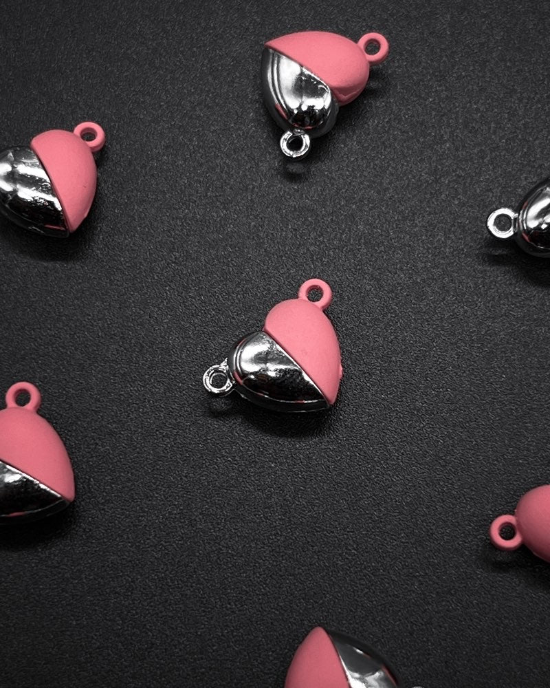 Pink Magnetic Heart | Pack of 10 pcs