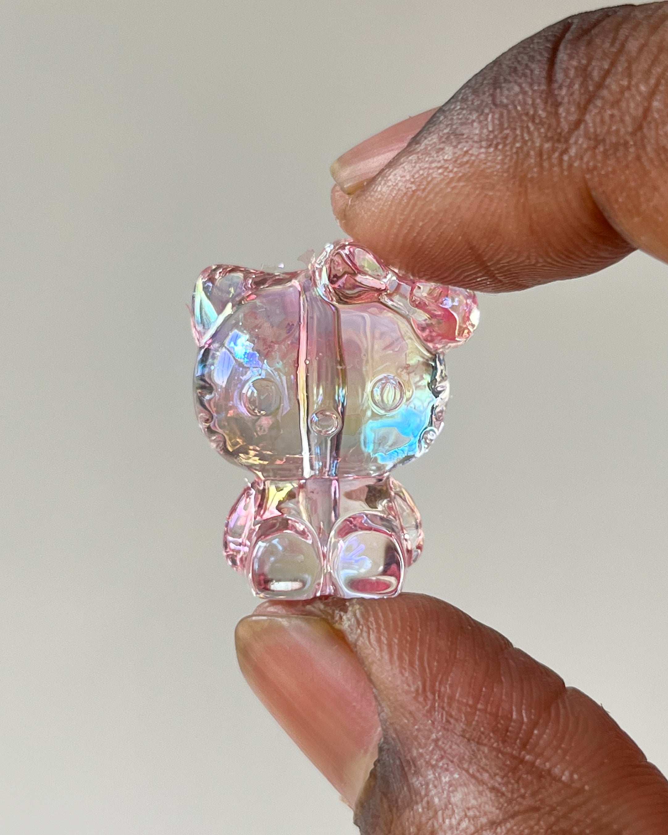 Pink kitty Bead 10 pc