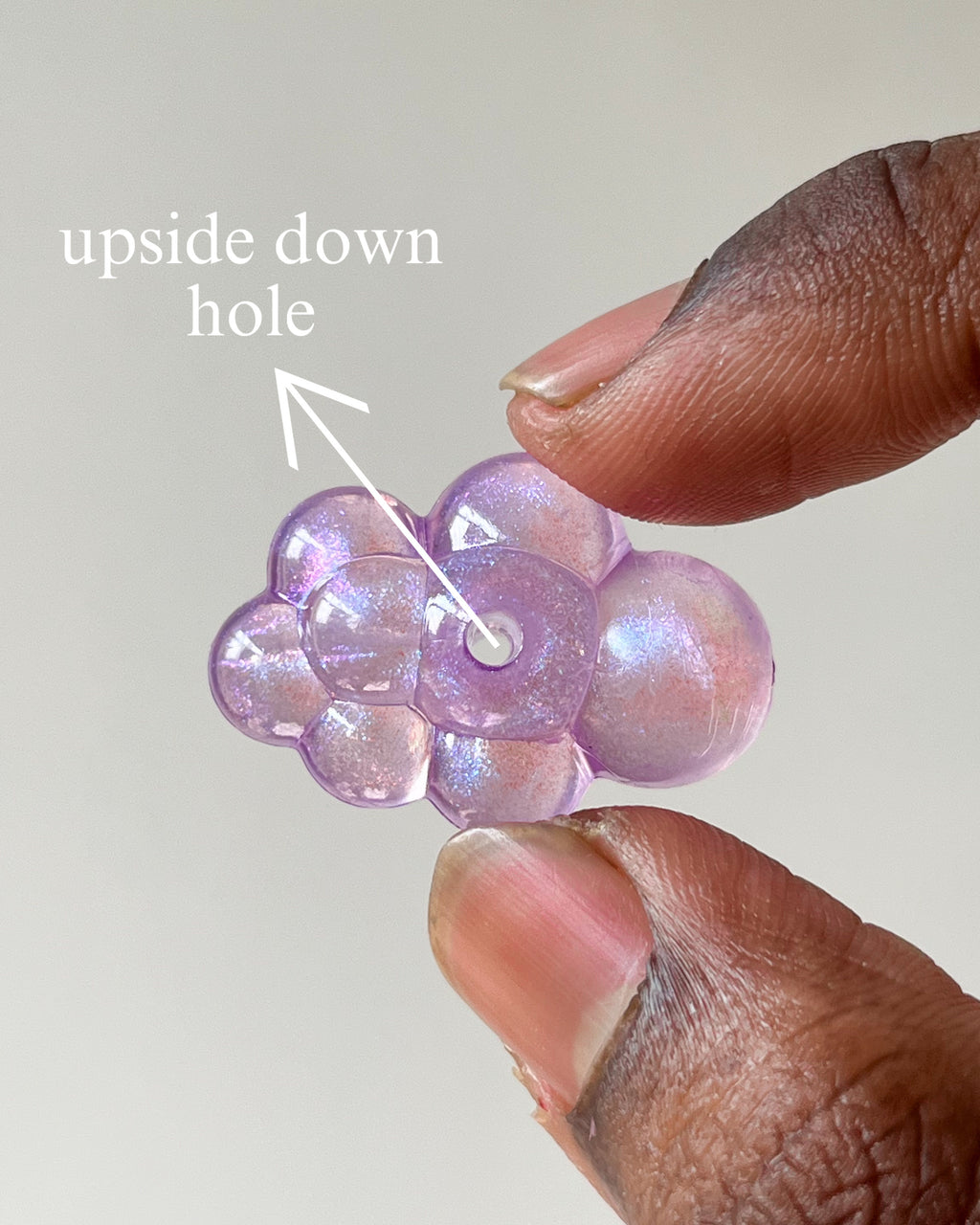 Glitter Cloud Beads