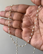 3mm Gold pearl chain | 1 meter