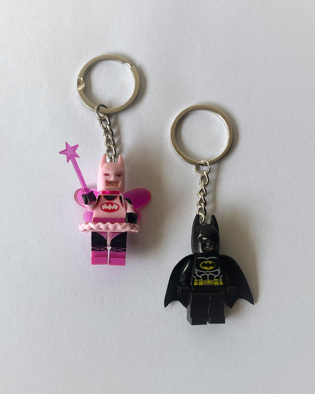 Bat Man Couple Keychains