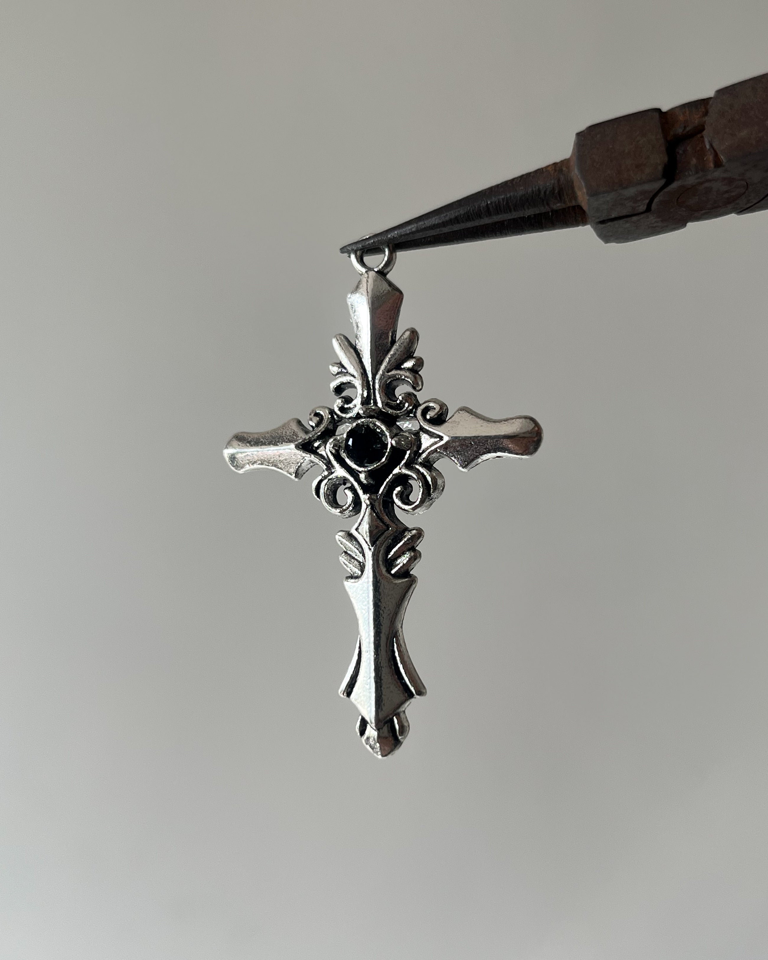 Black Cross charm