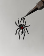 Red spider charm - 3 pc