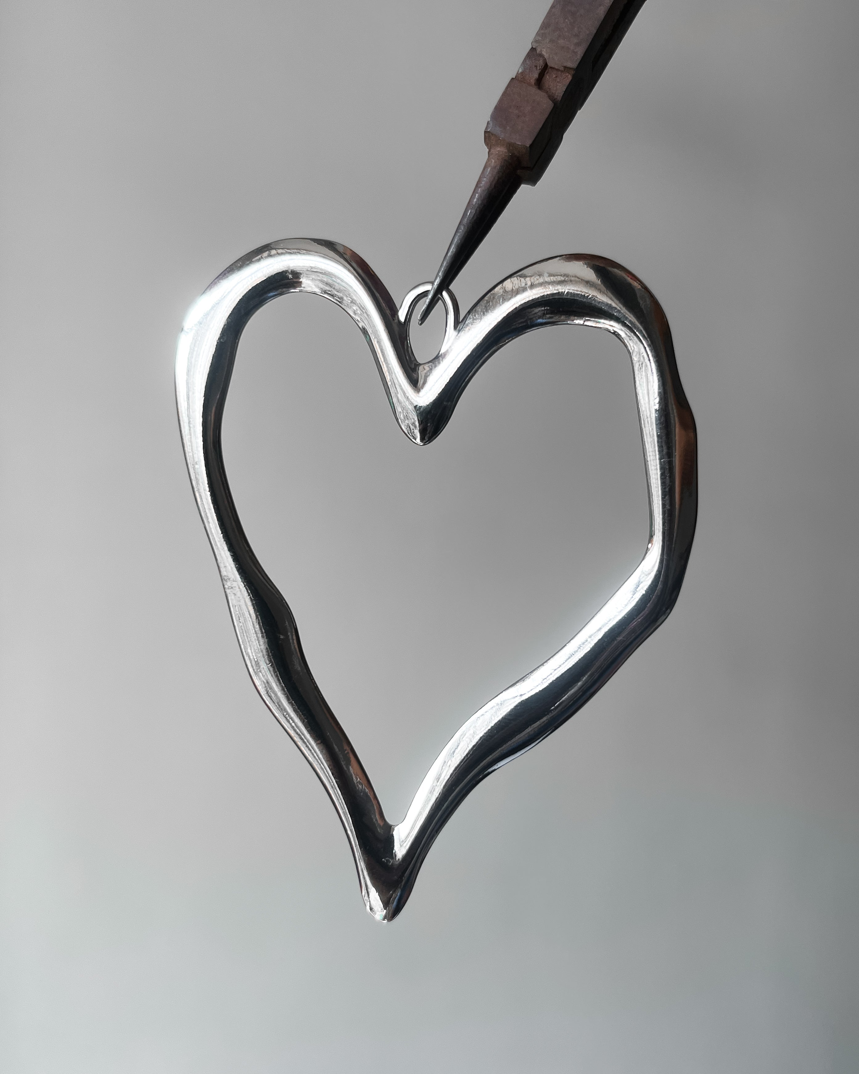 Luxury chunky heart charms (crazy quality)