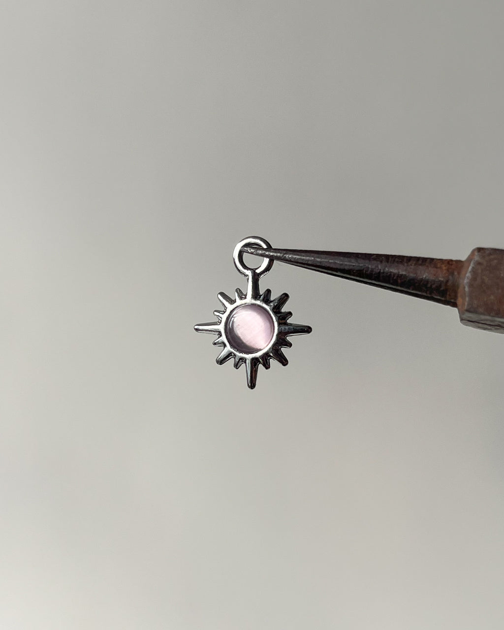 Pink Sun Charm - 3 pc