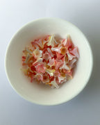 Red lily beads - 25 grams