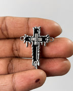 Black cross connetor pendant