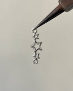 Connector Star Charm - 10 pc