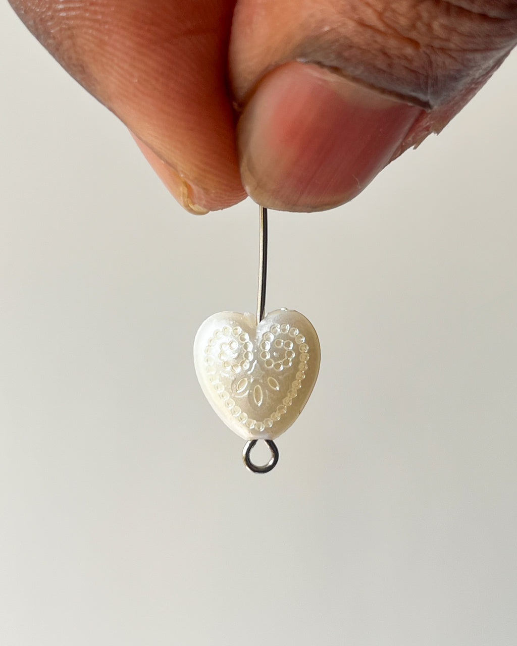 Trendy Heart Beads 50g
