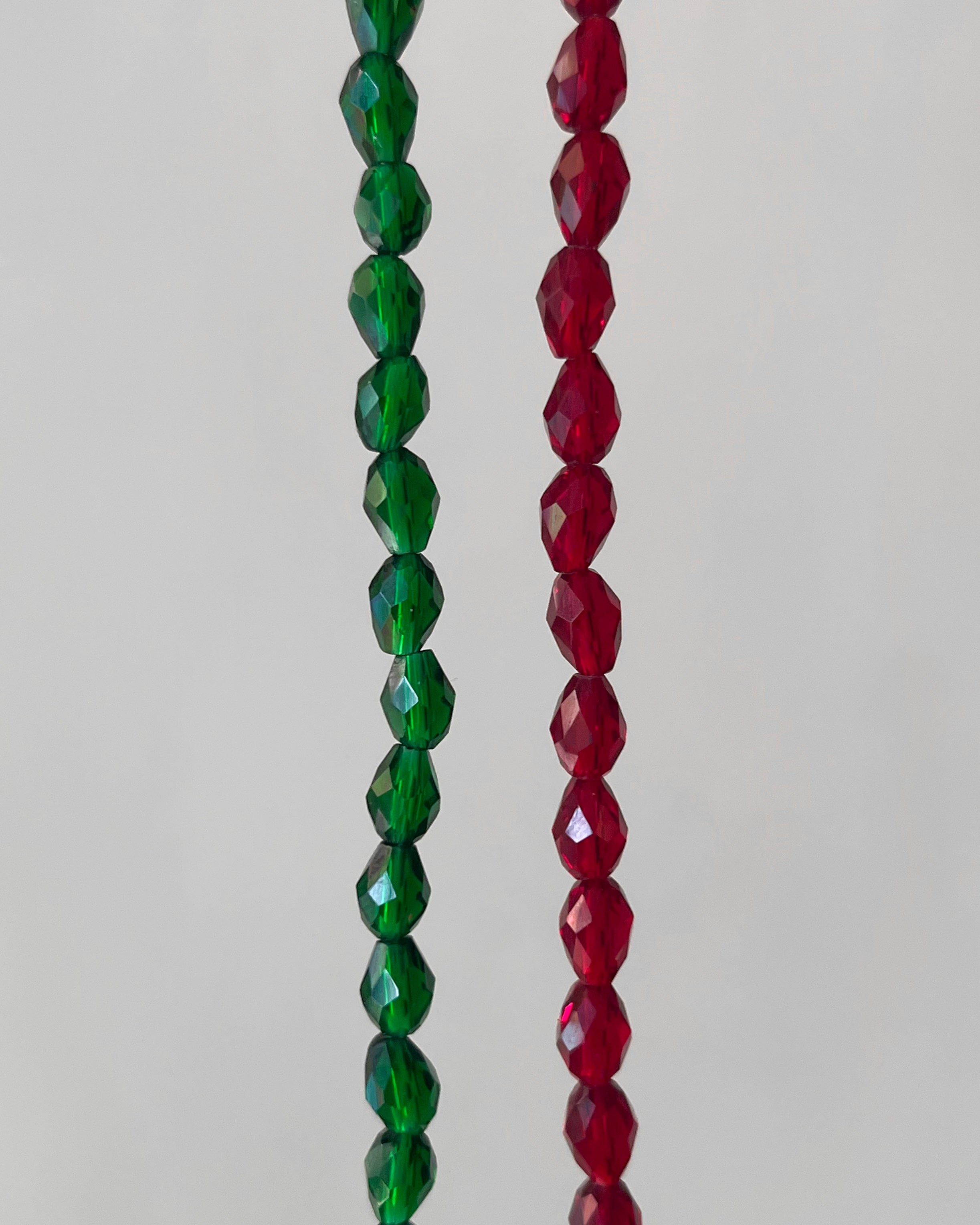 Drop Crystal Beads | 6mm | 1 line