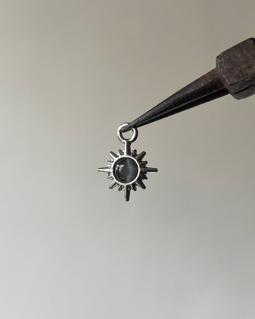 Black Sun Charm - 3 pc