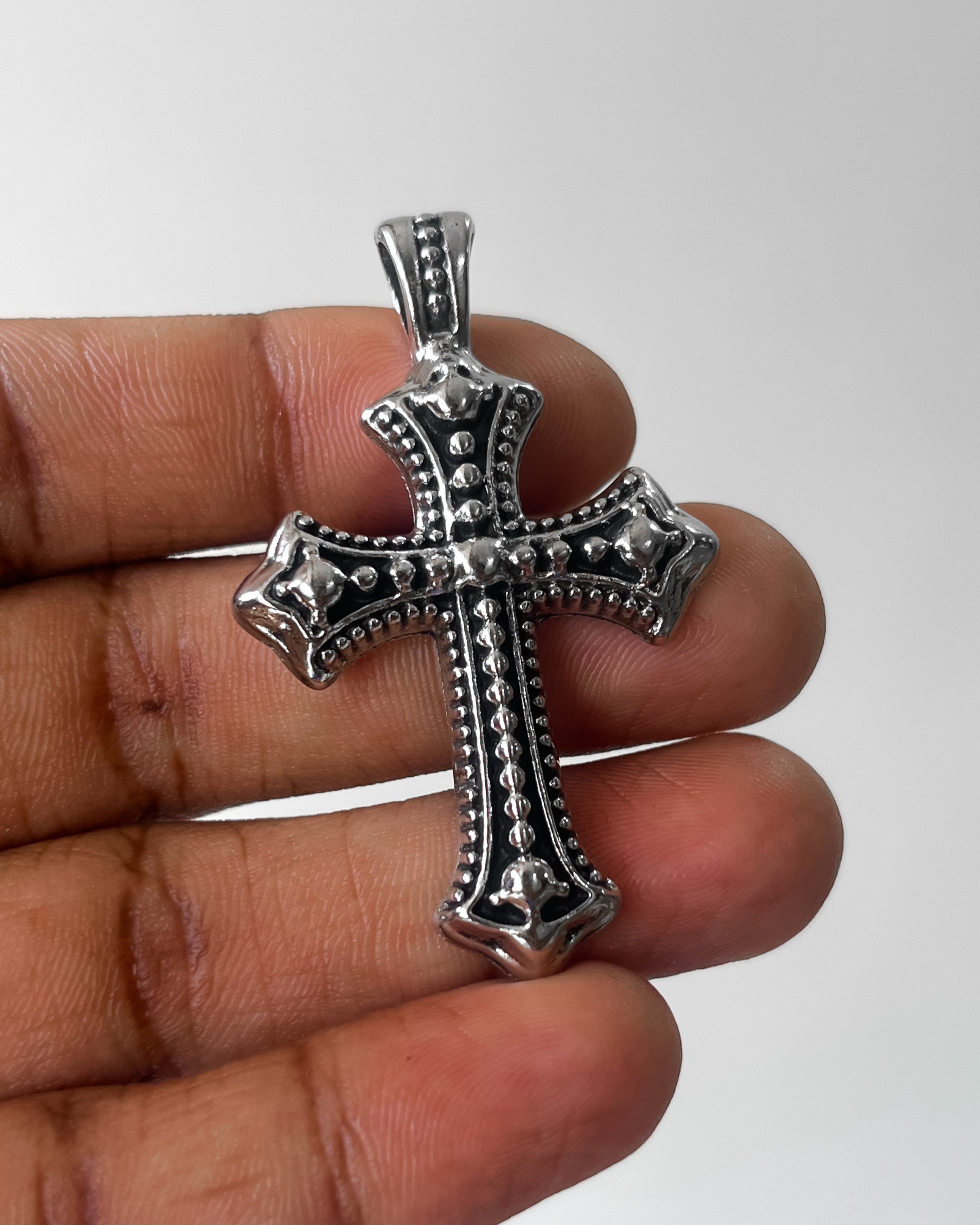 Y2k cross pendant