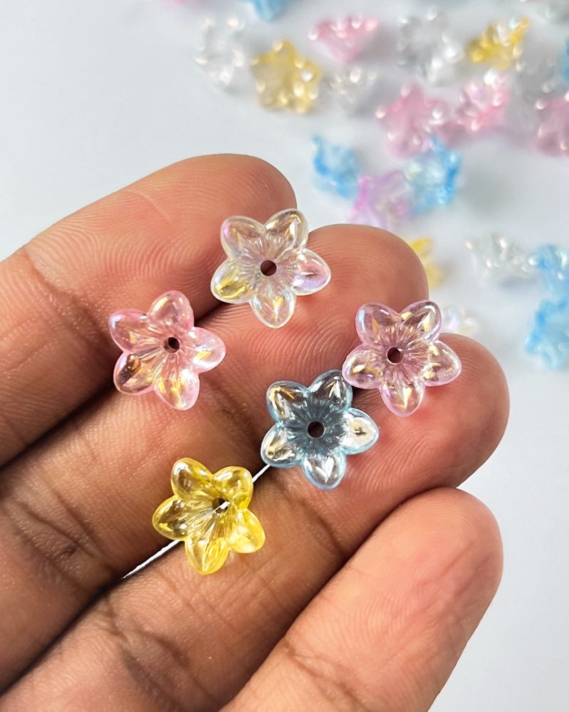 Lily holographic beads // 25 grams
