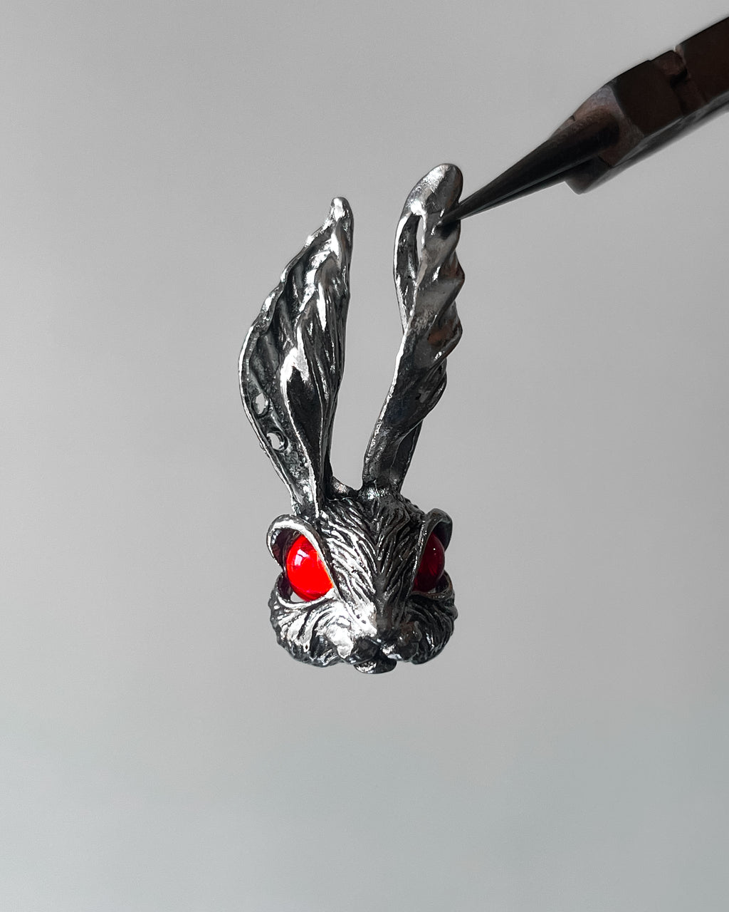 Red khargosh pendant