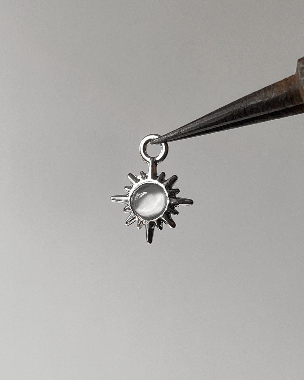 White Sun Charm  - 3 pc