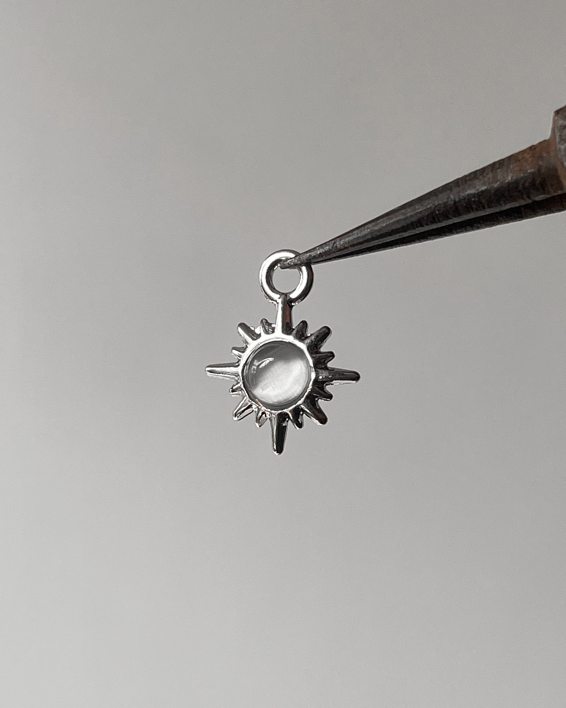 White Sun Charm  - 3 pc