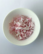 Pink lily beads - 25 grams