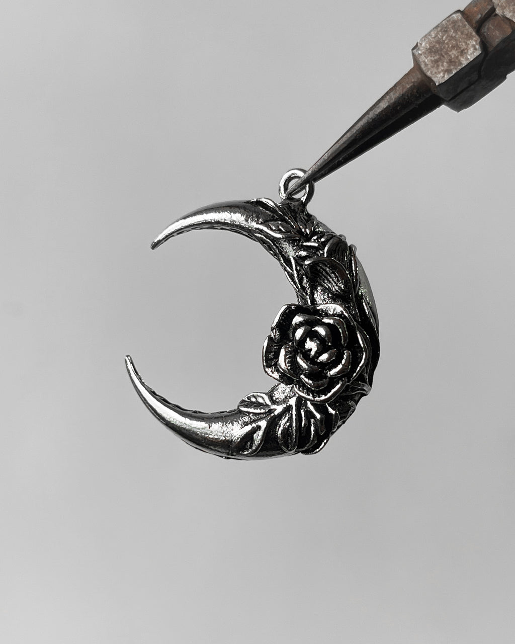 Rose moon Charm