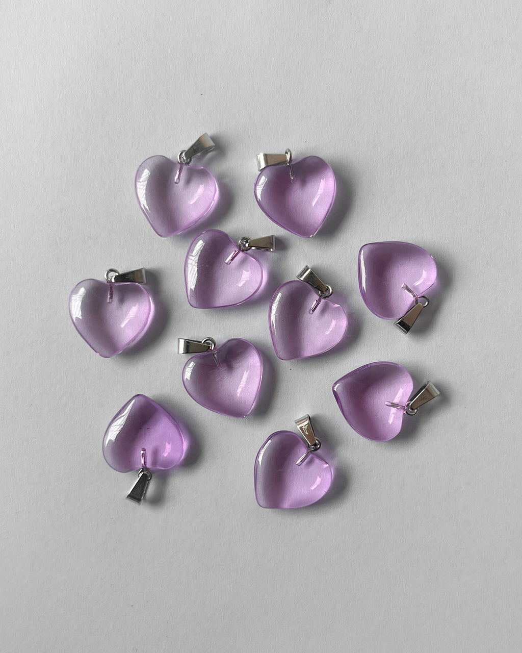 Purple Heart Pendant | 5 pc (no refund on scratches)