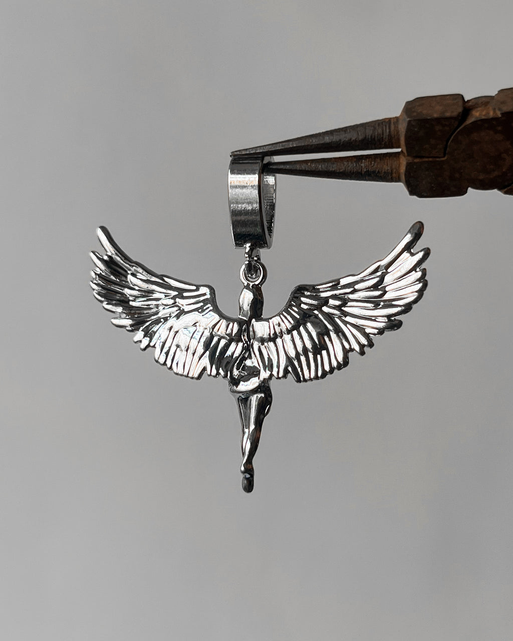 Iced Angel Charm