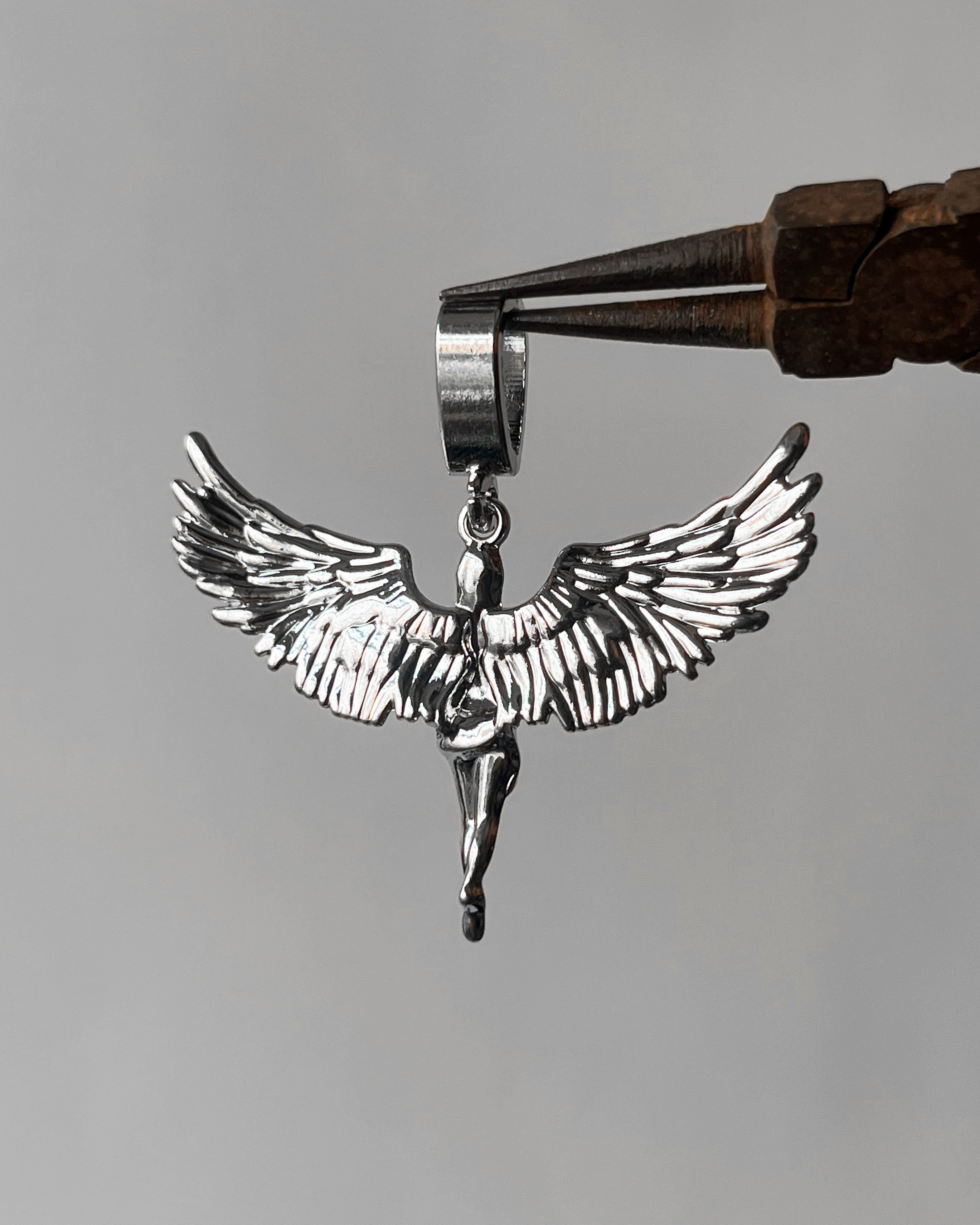 Iced Angel Charm