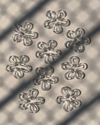 Chunky Flower Bead // 10 pc