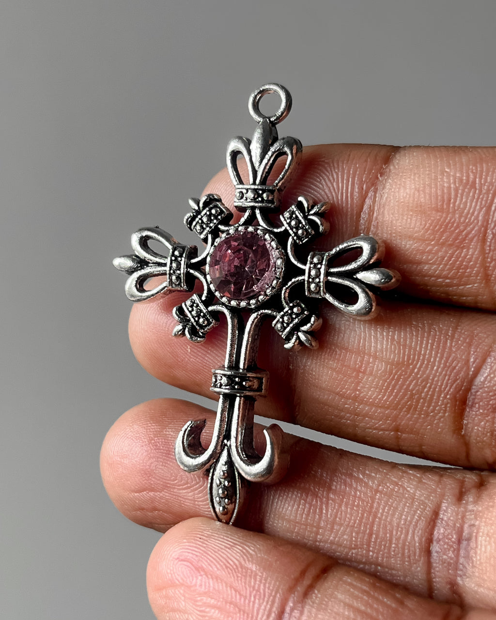 Pink chrome cross