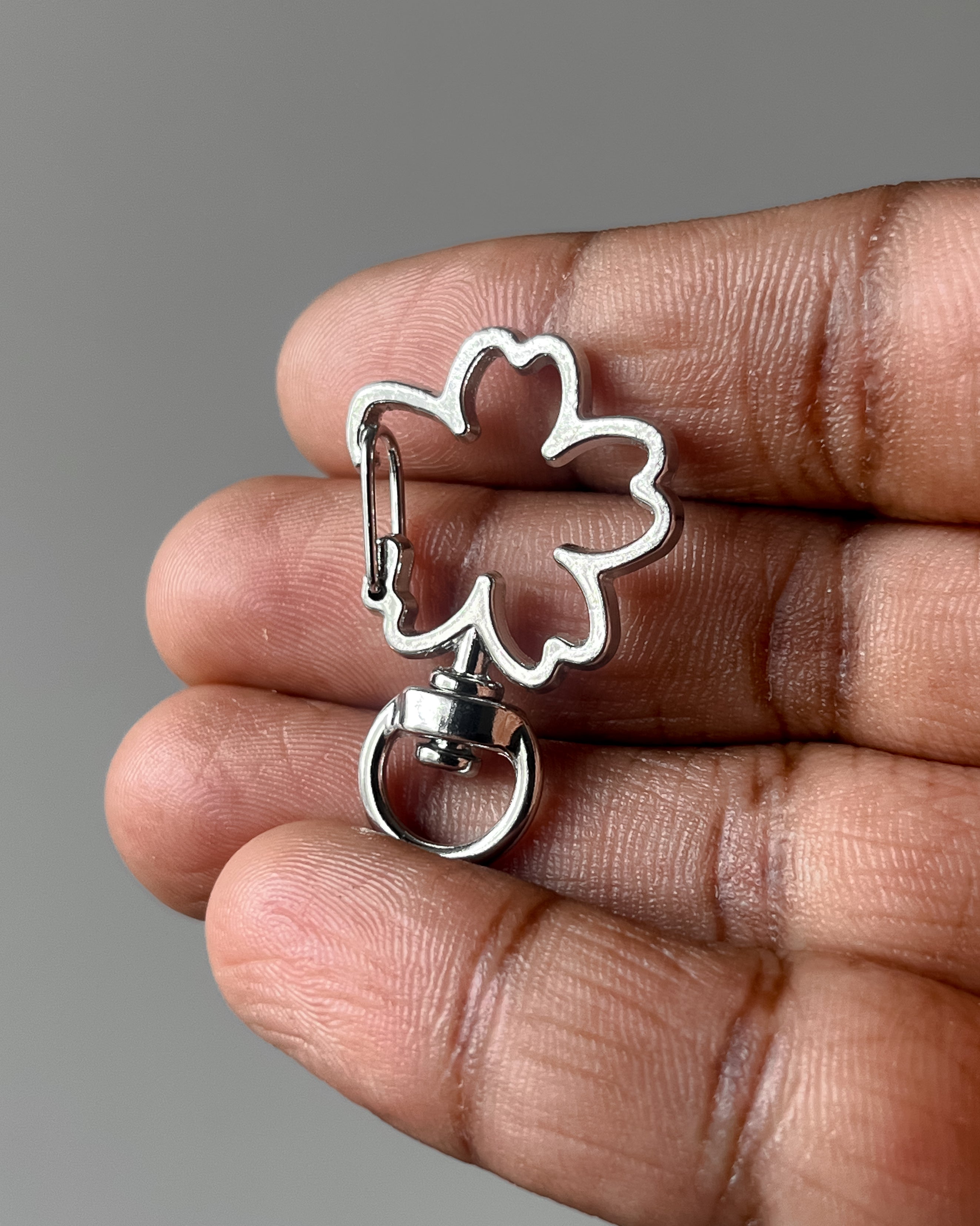 Flower keychain hook
