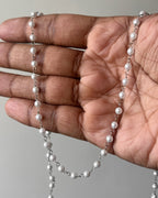 Silver pearl chain | 1 meter