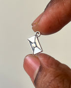 Heart envelope Charm  10 pcs