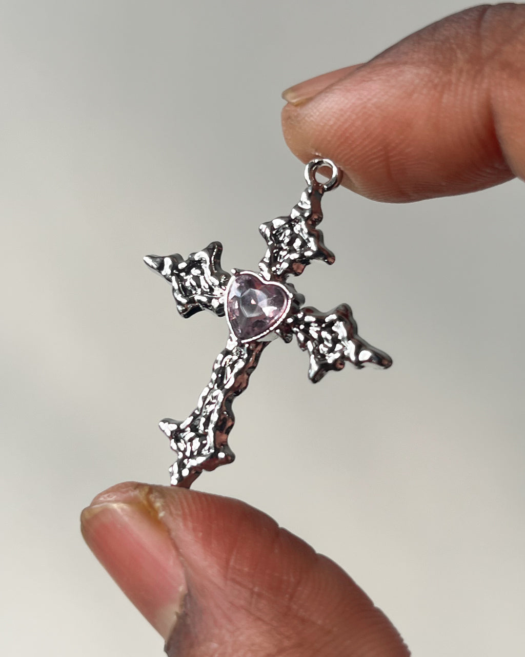 Y2k pink cross