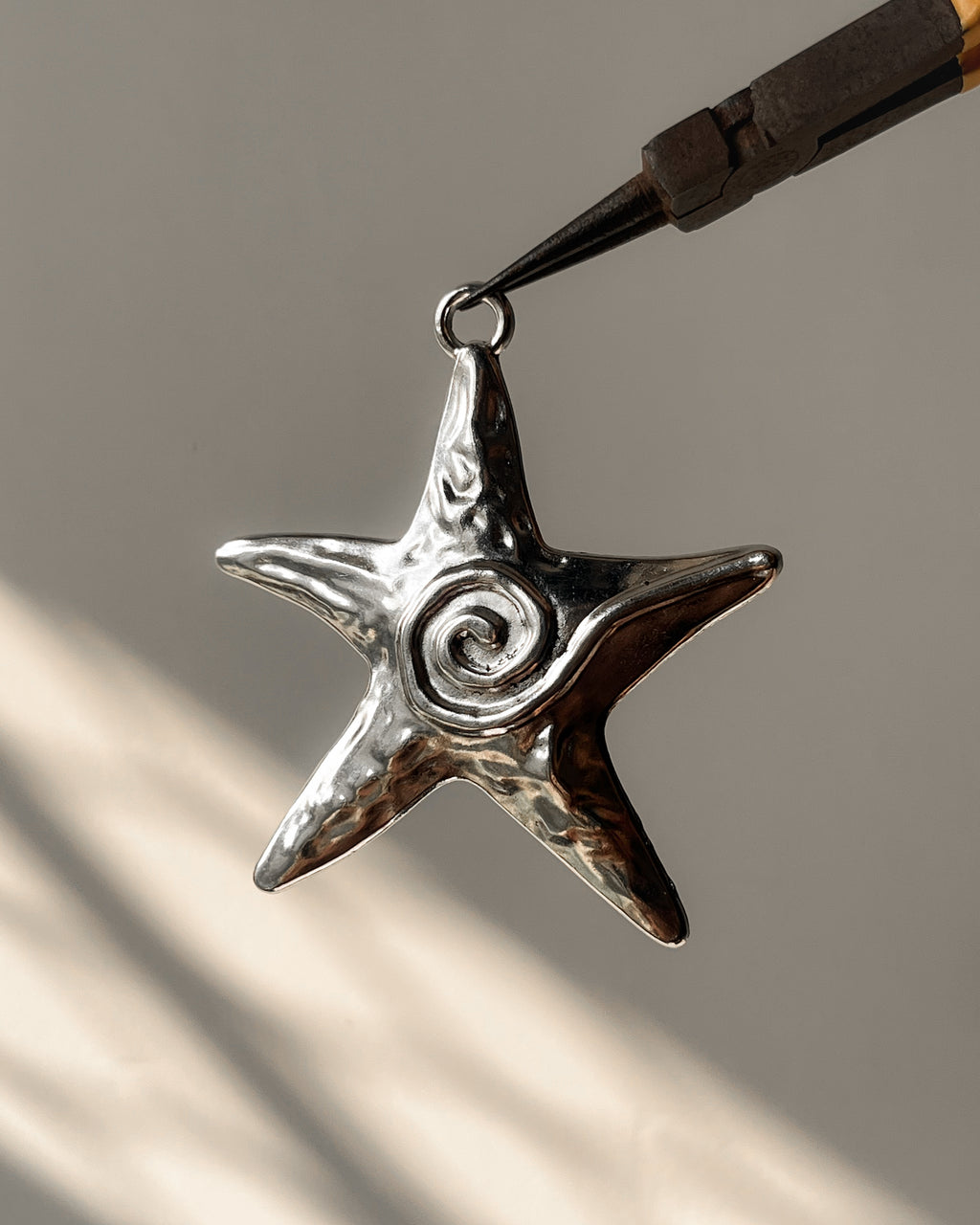 Chunky Swirl Star Charm