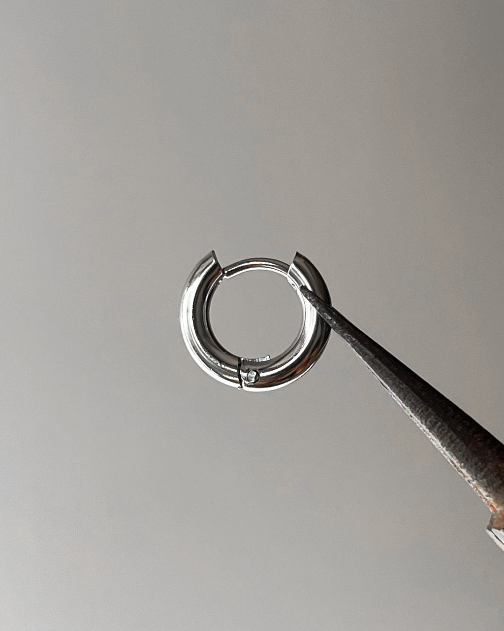 Silver Hoops