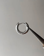 Silver Hoops