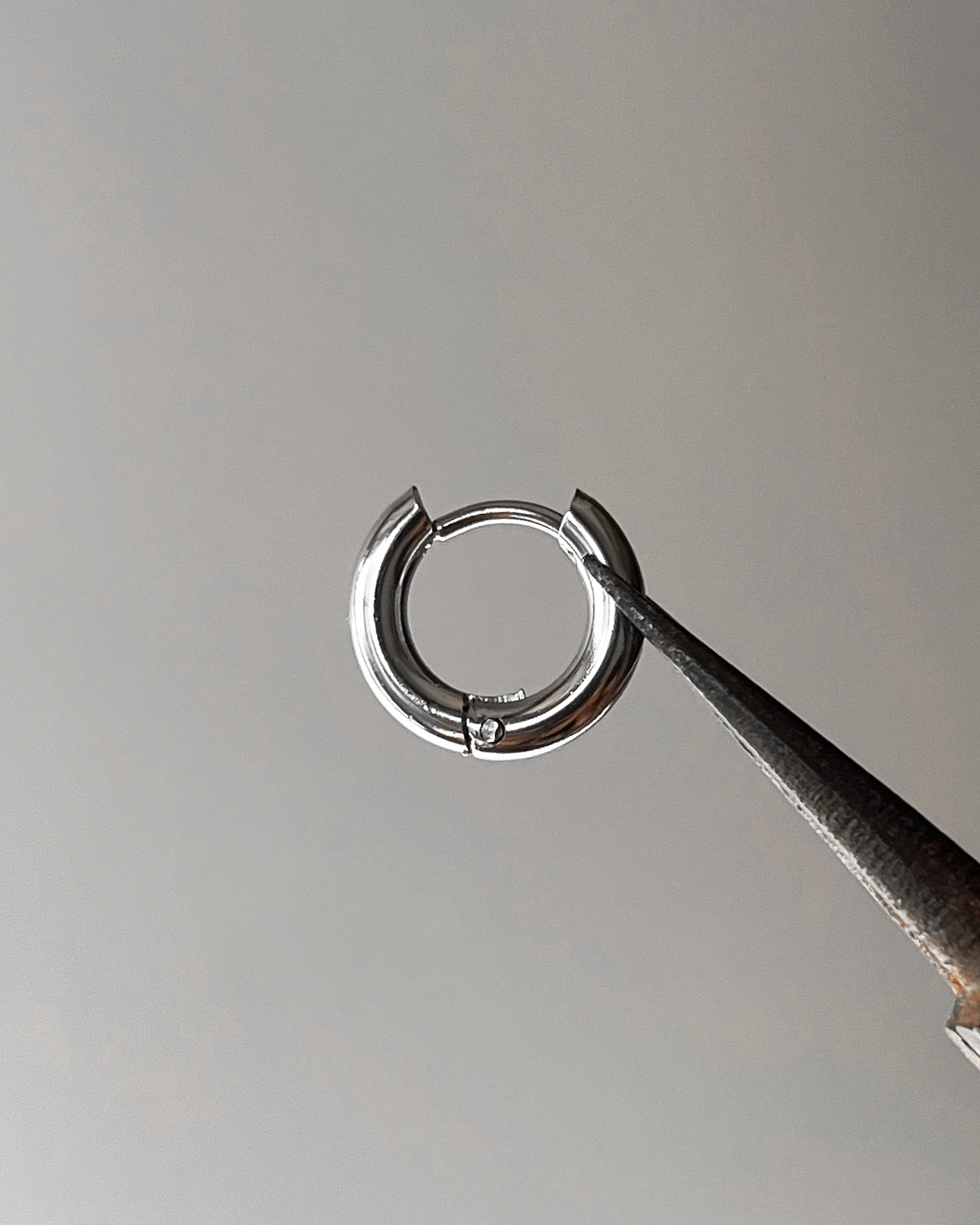 Silver Hoops