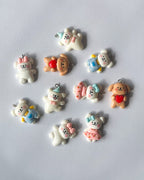 “Hooks are rusting” Teddy charms - 10 pcs