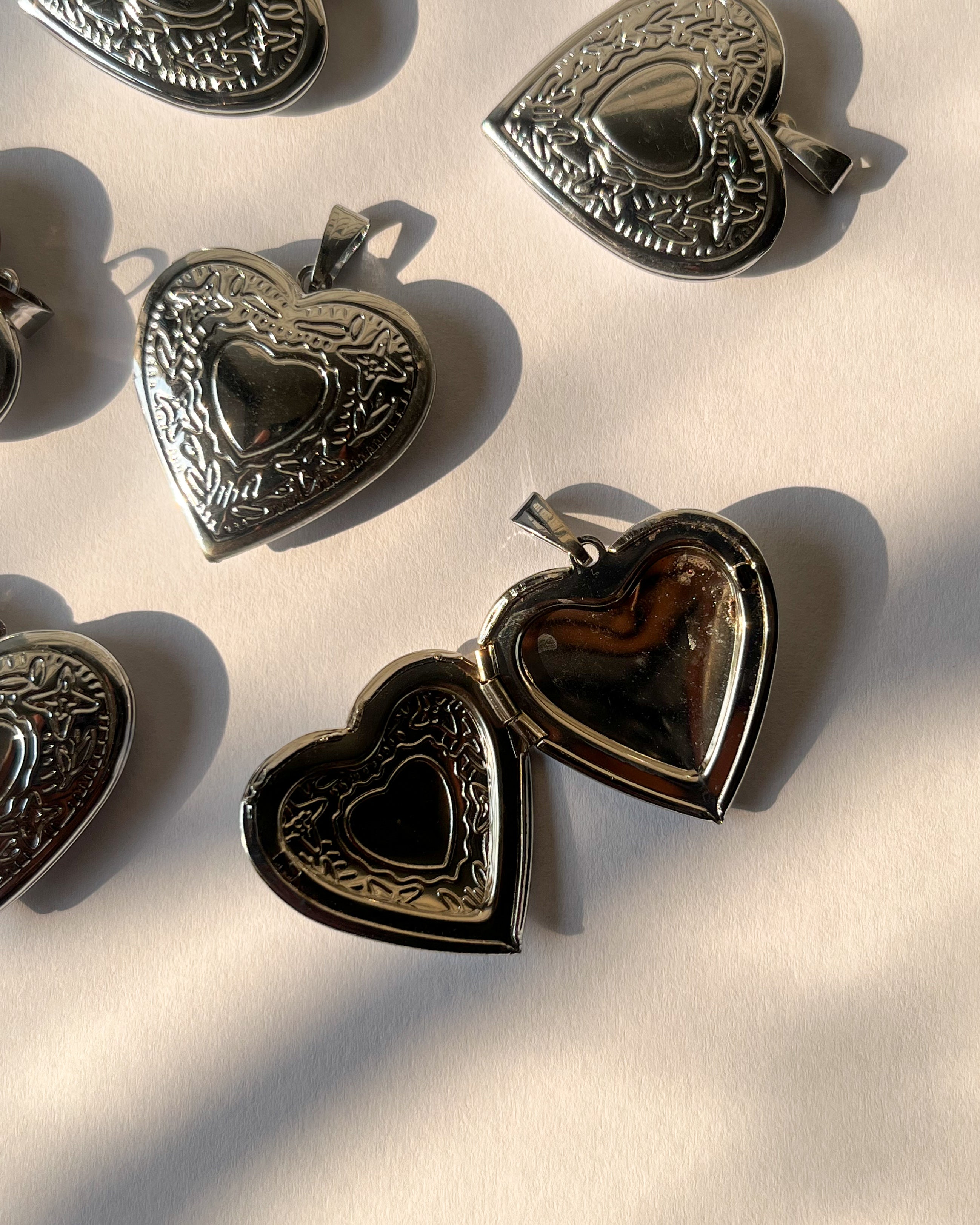 Big Open Heart Pendant Pack of 6