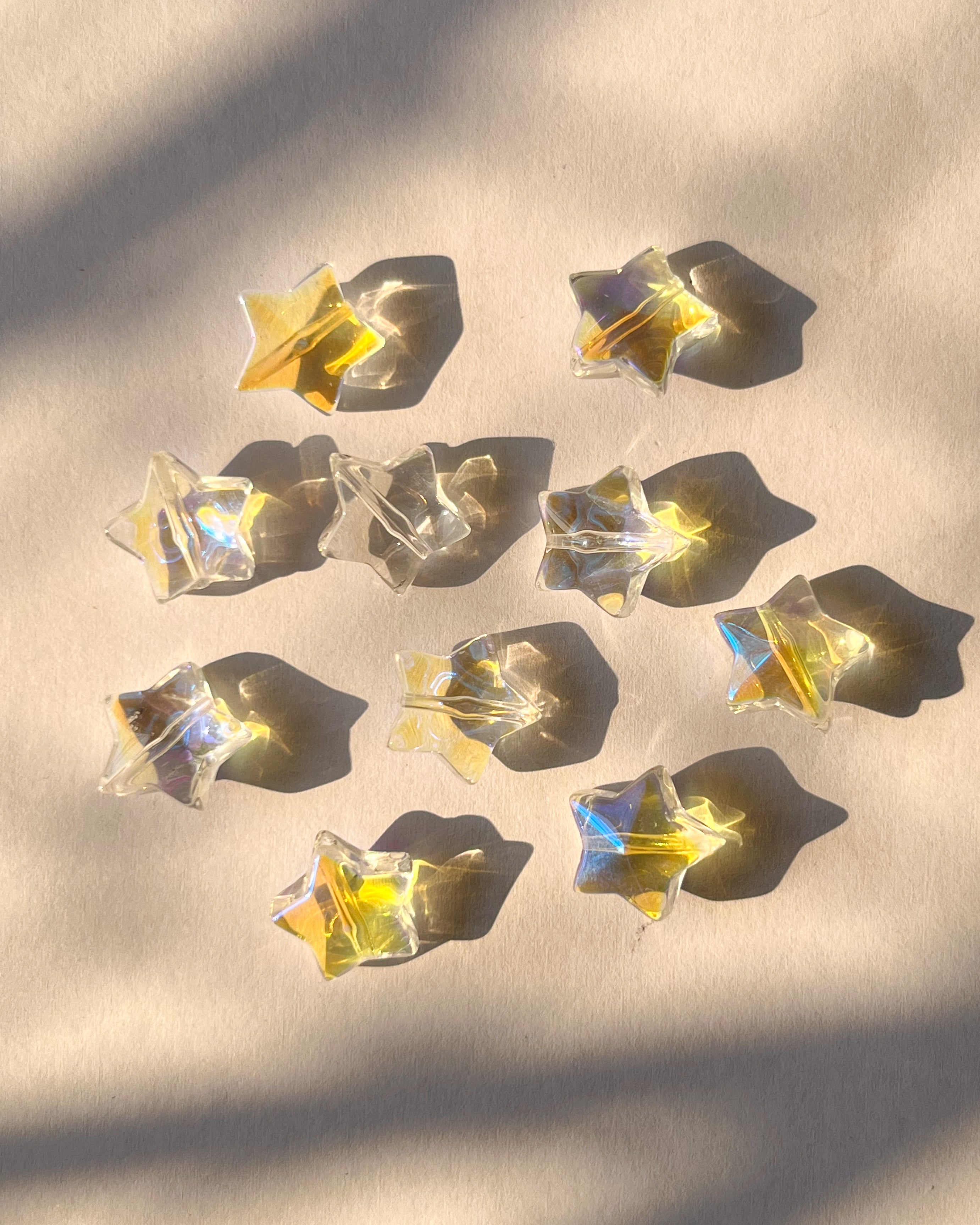 Big Star Beads // 10 pc