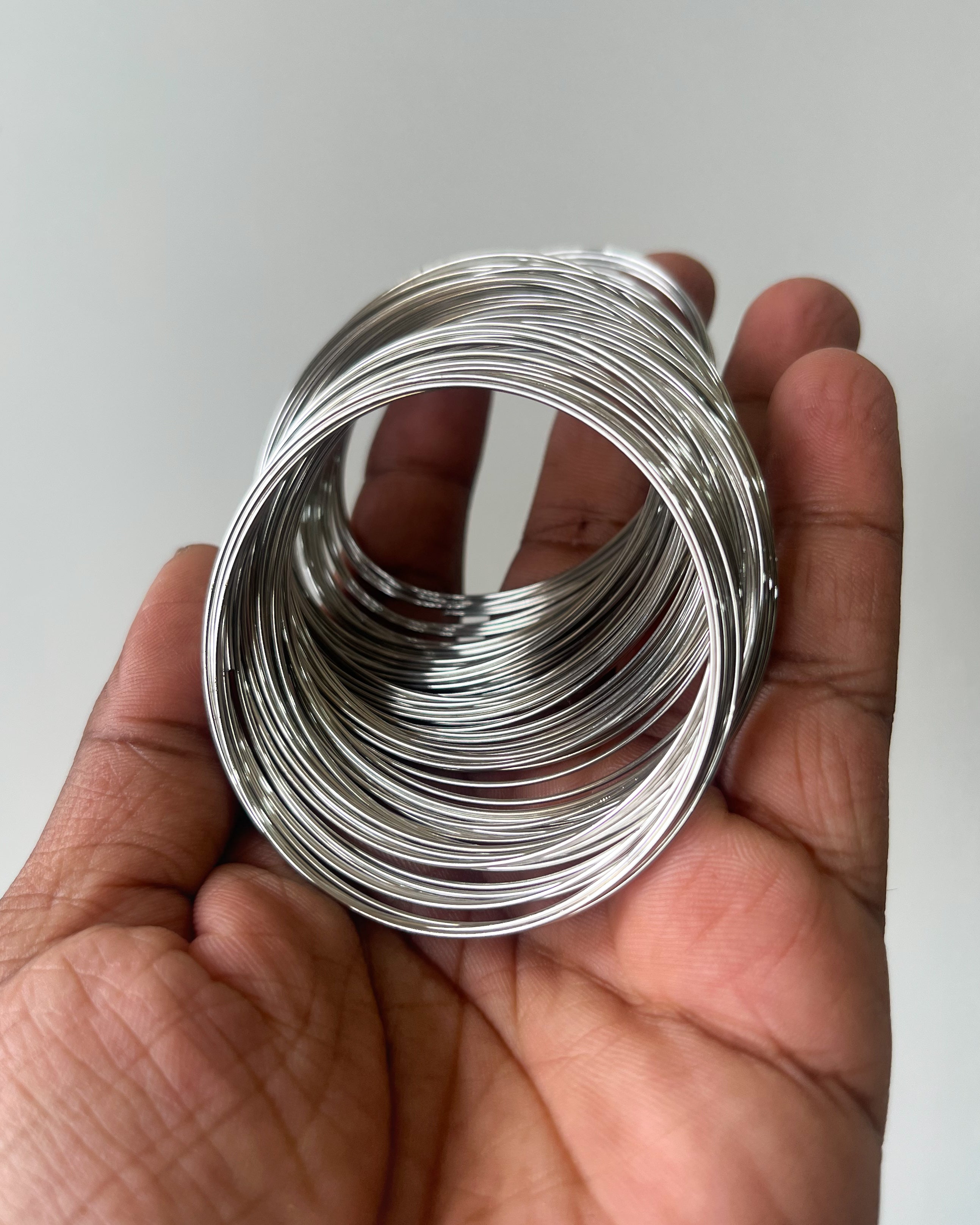 Silver Bracelet springs // 50 grams