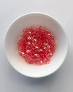 2.0 dark pink mini Flower beads - 25 grams